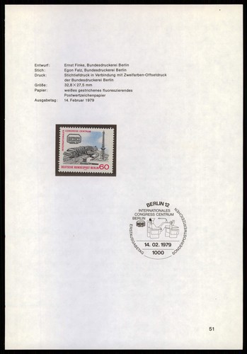 Berlin schmuckblatt 1979 - berlin, 1979/51