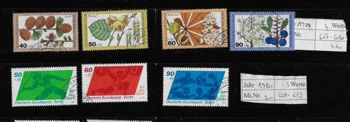 Berlin briefmarken 1979 - berlin, 1979/80