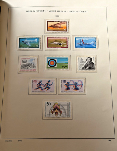 Bundespost berlin 1979 - d.,