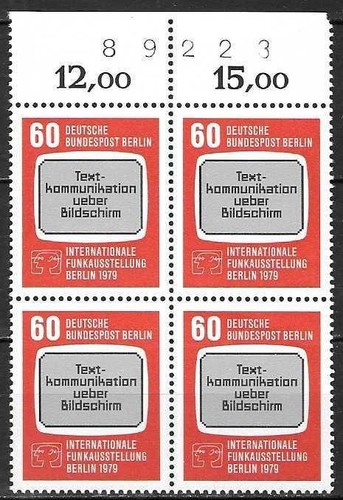 Berlin 1979 nr 600 - nr.,
