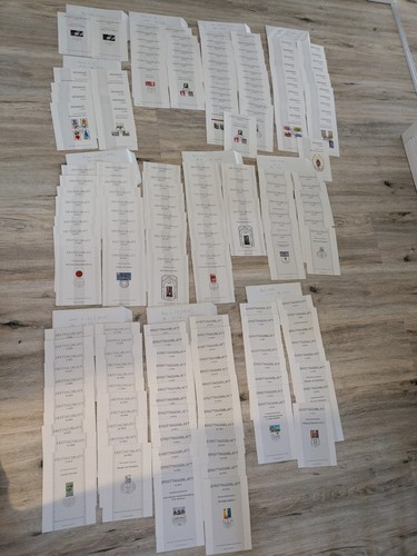 Sammlung von ersttagsblättern - sammlung,