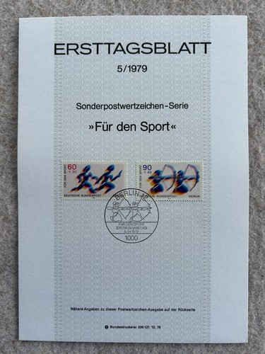 Berlin 1979 ersttagsblatt - -,
