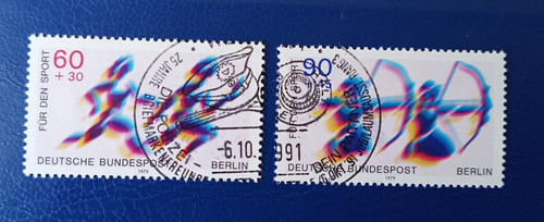 Berlin 596 597 gestempelt - mi,