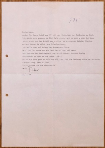 Peter weiss original - weiss,