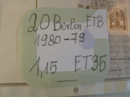 Ersttagsblätter berlin - ersttagsblätter,